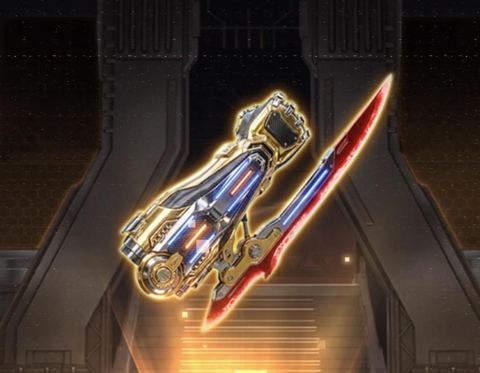 Gold Scarlett Mantis Knife